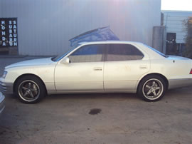 1996 LEXUS LS400, 4.0L AUTO SDN, COLOR WHITE, STK Z14831